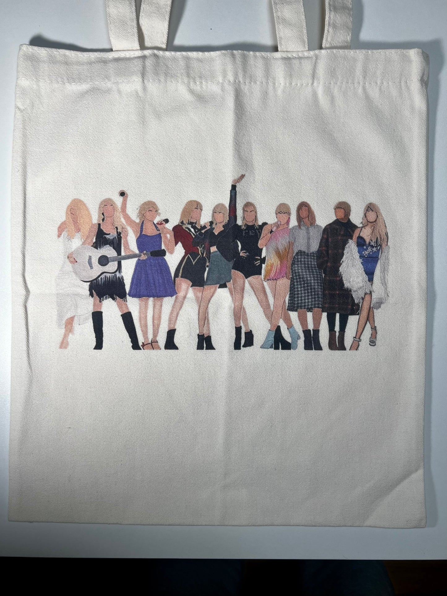 Taylor Swift Album Inspired Canvas Tote Bag