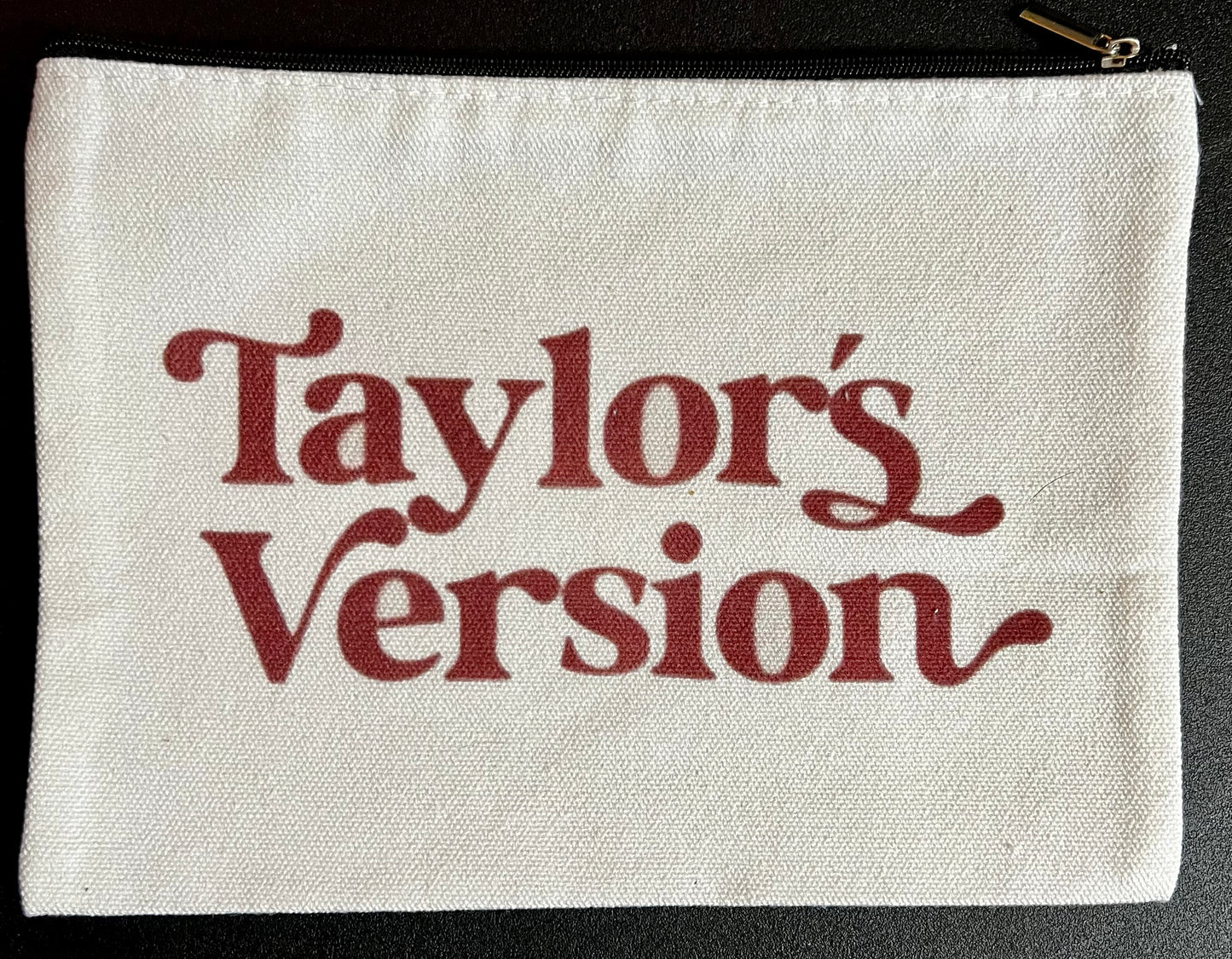 Taylor Swift Album Inspired Canvas Makeup Bag