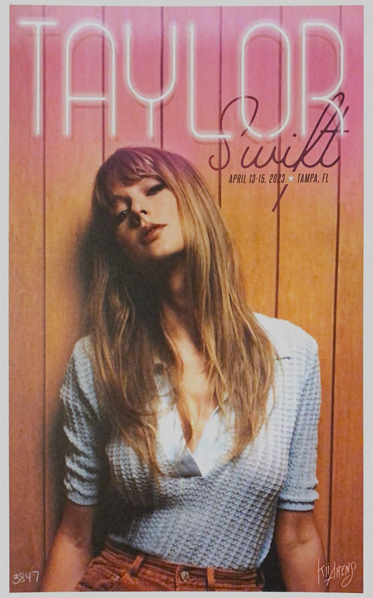 Swiftie Eras Tour Tampa Replica VIP 11x17 Poster