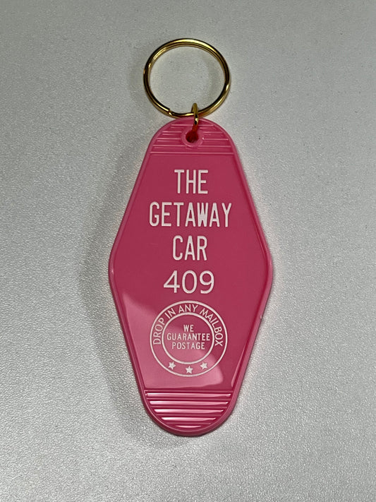 T Swift Getaway Car Inspired Hotel Keychain