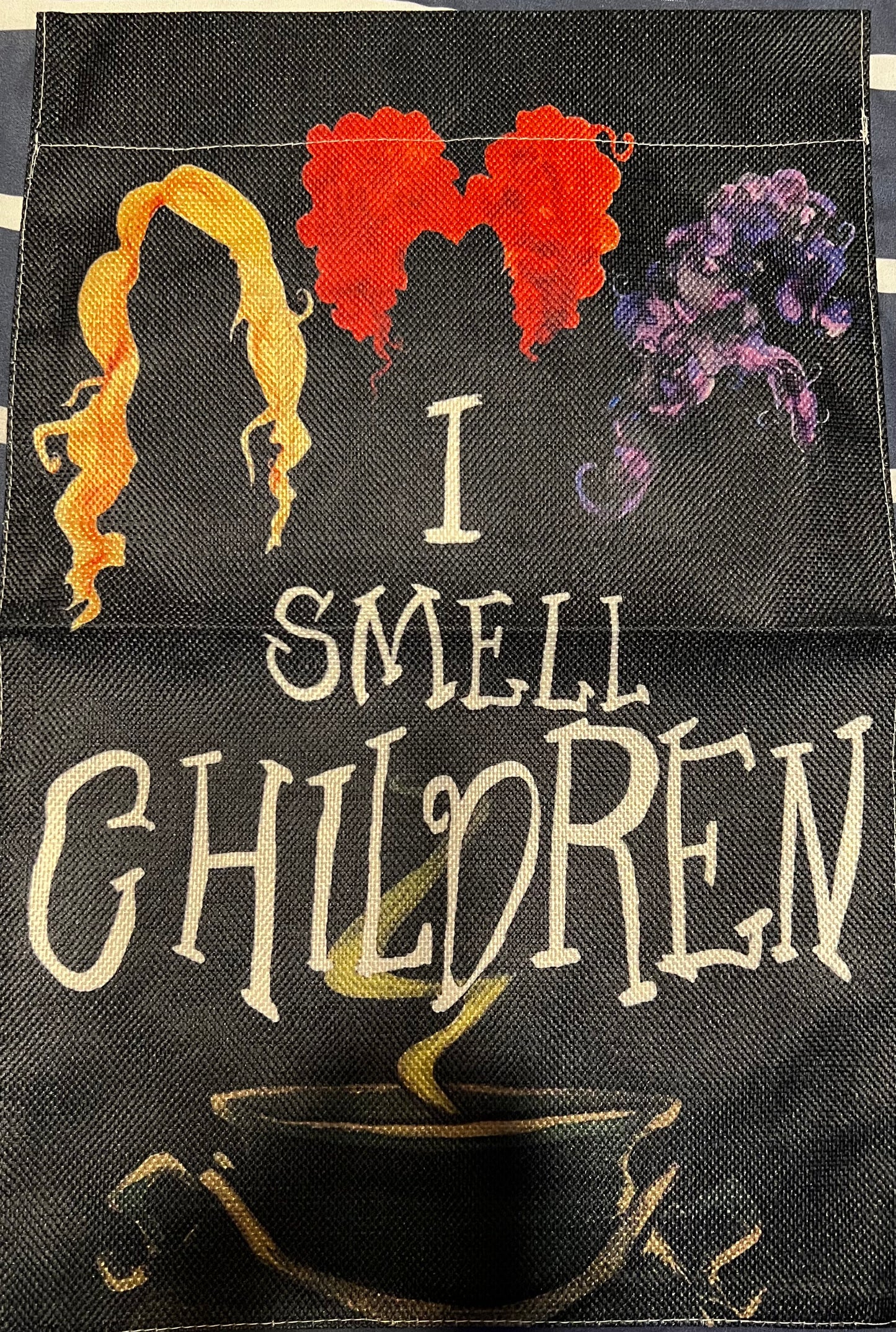 Hocus Pocus I Smell Children Garden Flag
