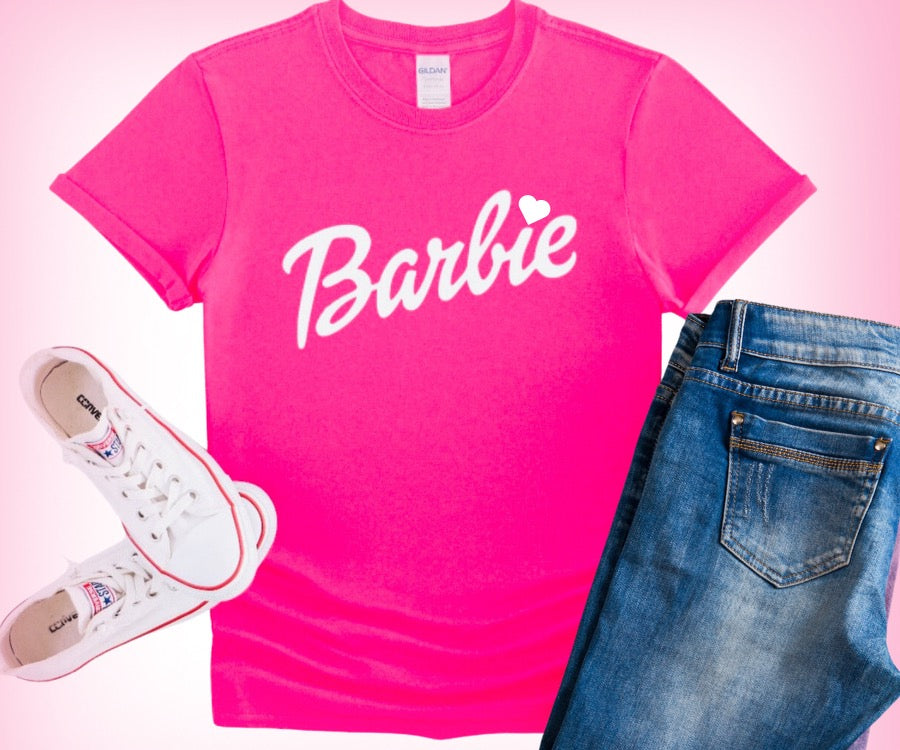 Hot Pink Barbie Tee
