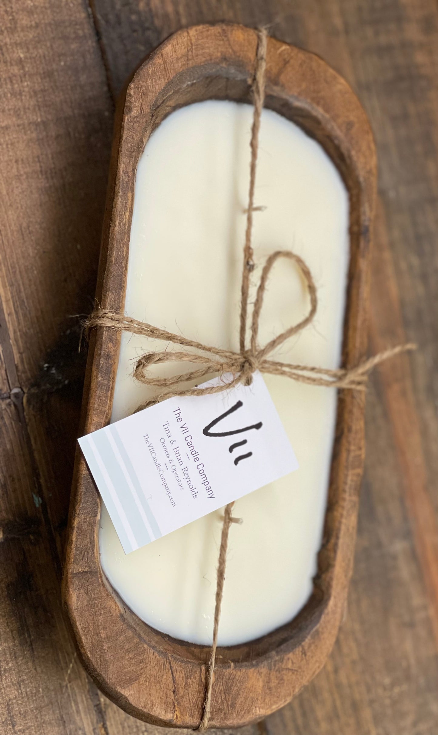 3 Wick Dough Bowl Candle