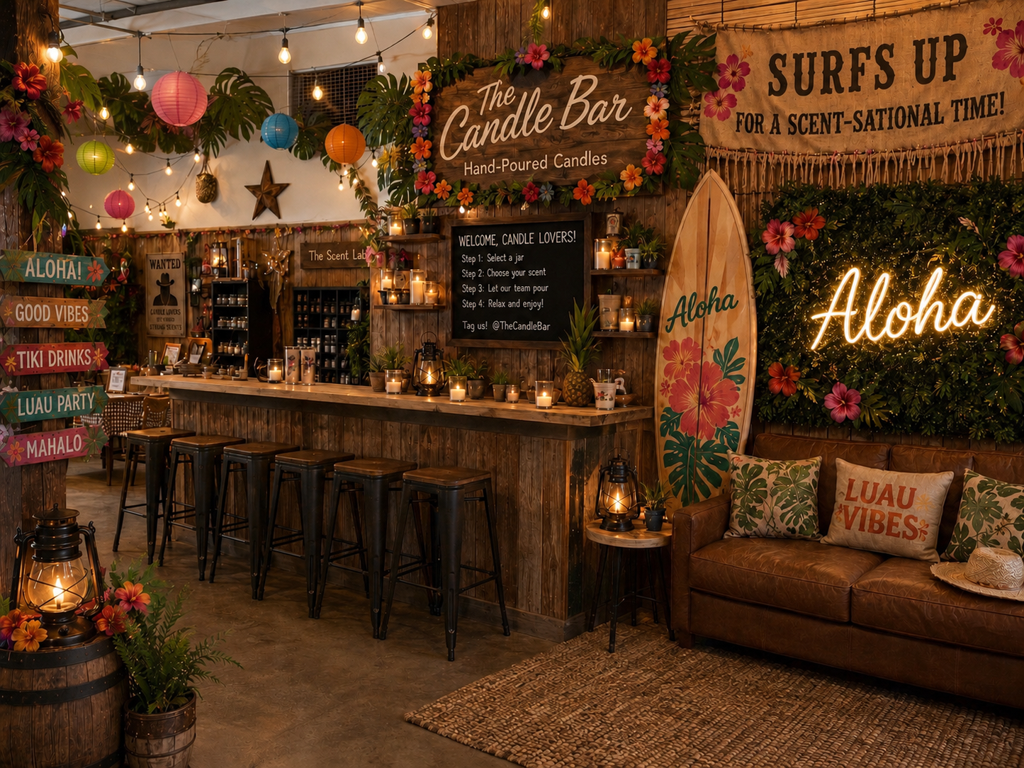 Aloha Candle Bar & Party