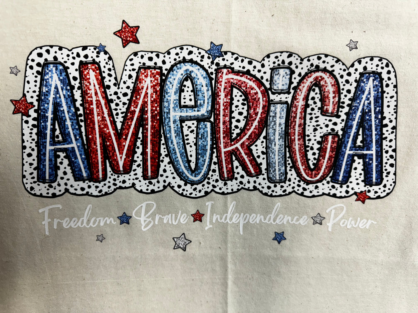 Polka Dot “America” Shirt