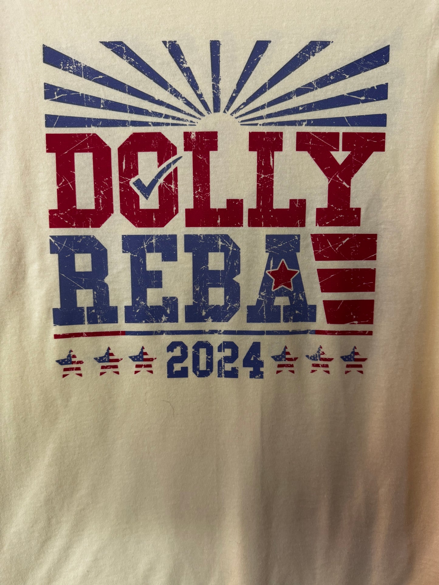 Dolly Reba 2024 Distressed Shirt