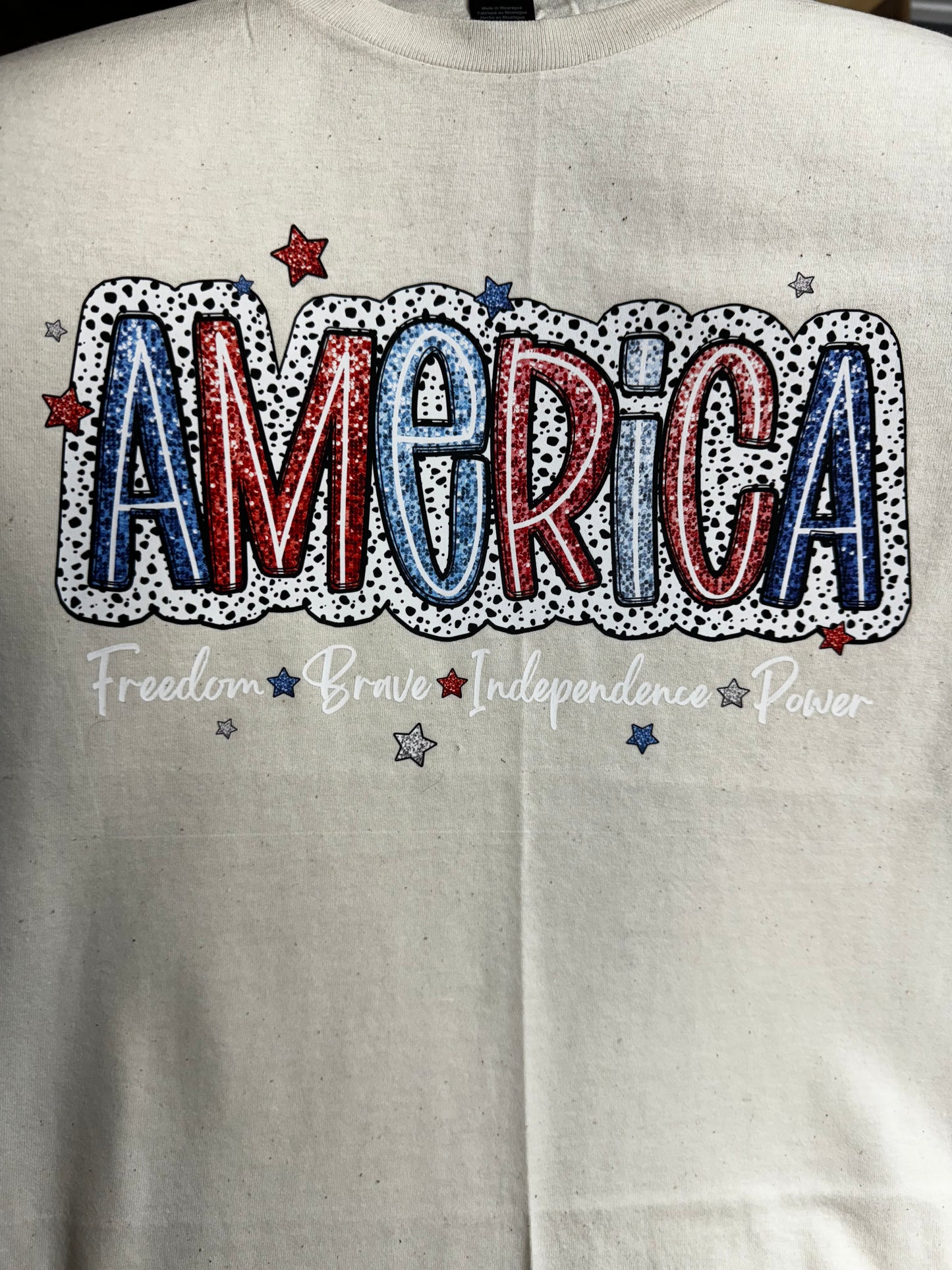 Polka Dot “America” Shirt