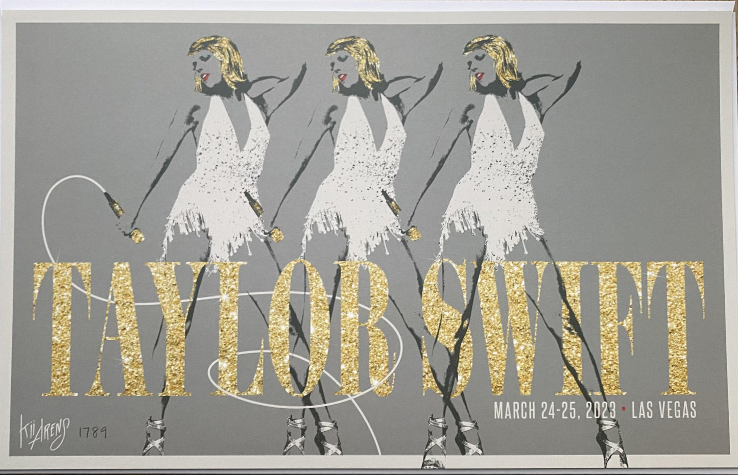 Taylor Swift Eras Tour Las Vegas Replica VIP 11x17 Poster
