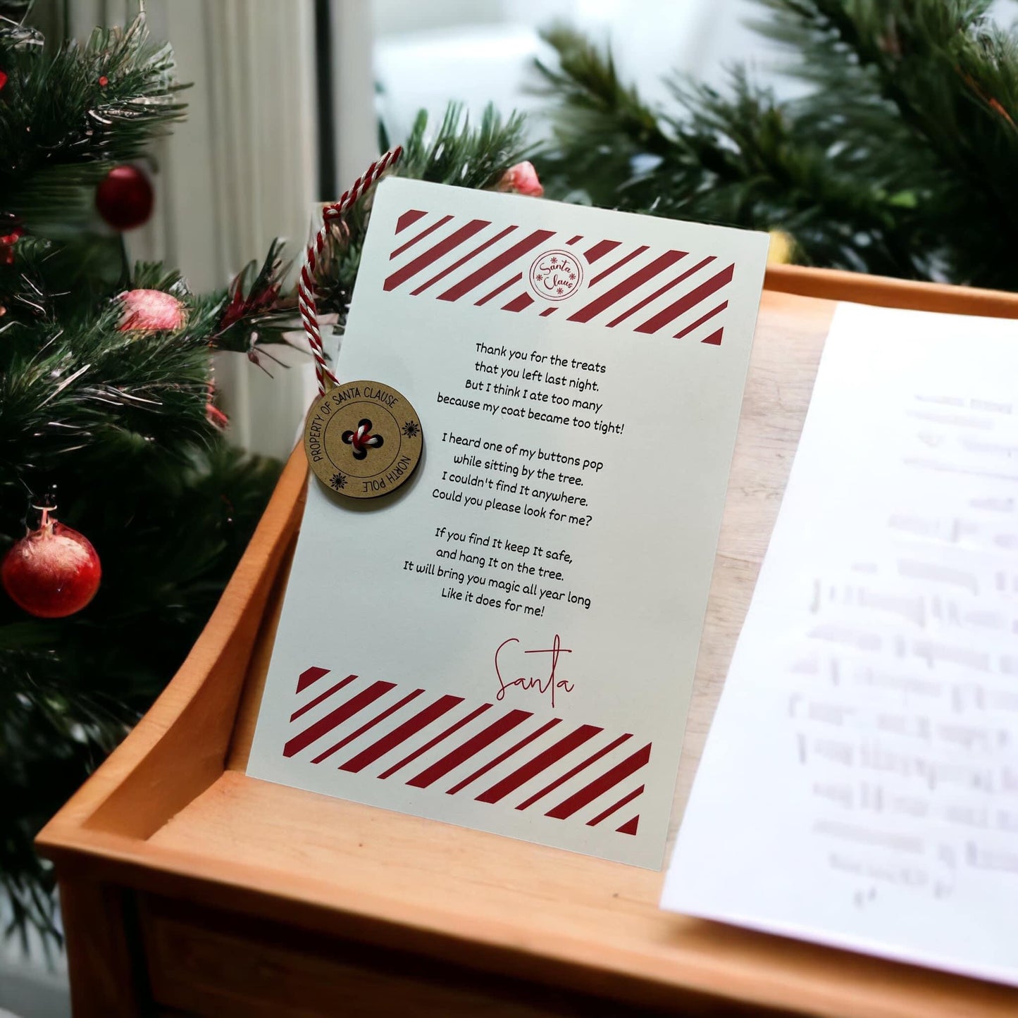 Santa’s Lost Button Letter