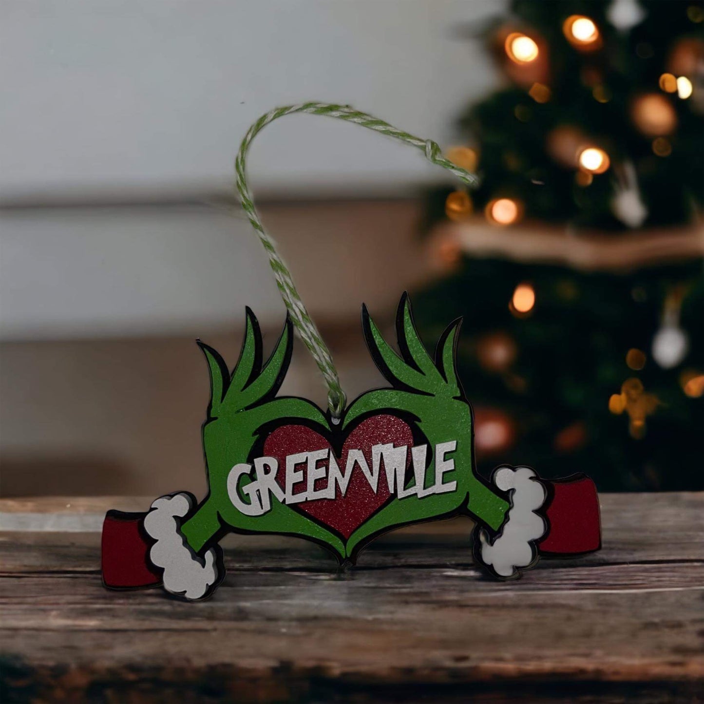 Personalized Grinch Christmas Ornament Pre-Order