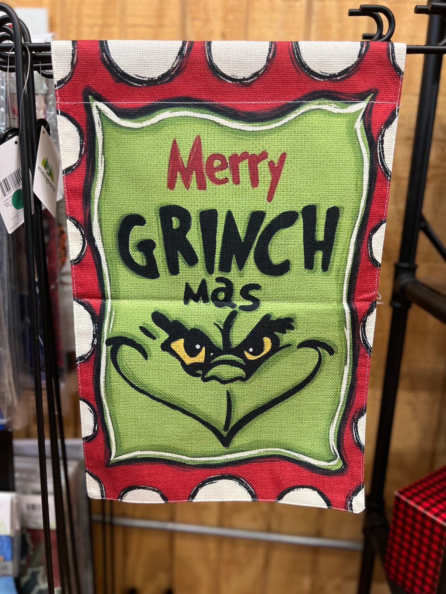 Grinch Merry Grinchmas (Face) Garden Flag