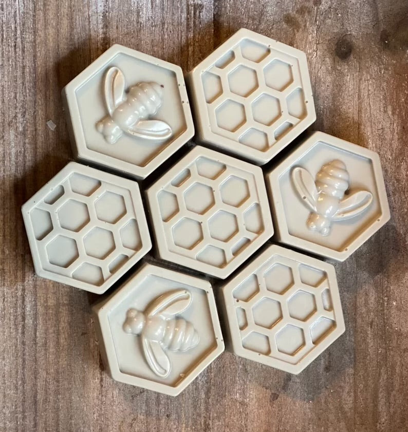Honeycomb Soaps | Bee Soap | All Natural | Goat Milk | Honey | Oatmeal | Handmade